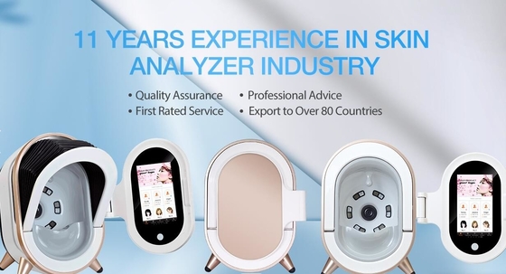 Profesyonel Salon Spa için 10.1 İnç LCD Ekran Yüz Cilt Analiz Cihazı